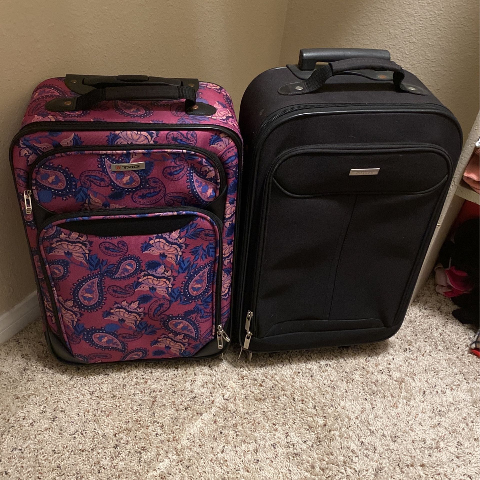 TAG / EMBARK SUITCASE / CARRY ON LUGGAGE TSA APPROVED FOR TRAVEL
