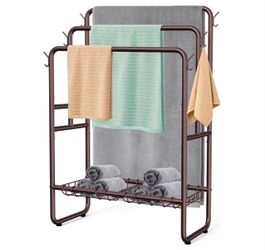 Kayka 40" Tall Standing Towel Racks
