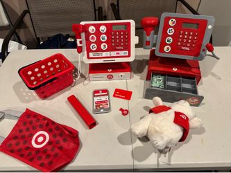 Target cashiers and toys