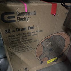 30 INCH DRUM FAN !! BRAND NEW 