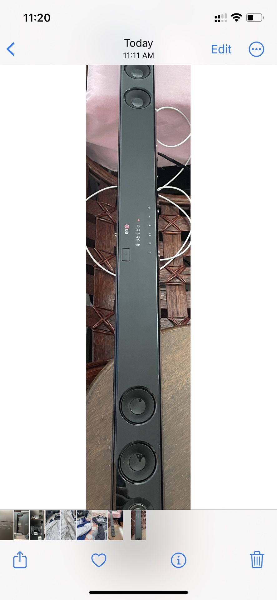 LG NB3530A Black Wireless 2.0Channel Dolby Surround Bluetooth -Soundbar