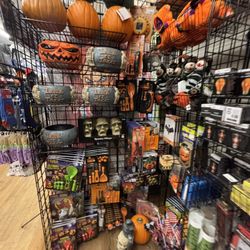 Pumpkin Carving Kits And Candy Bowls Halloween  