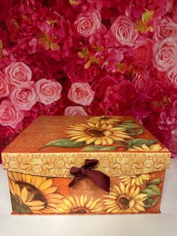 Big Sunflower Gift Box