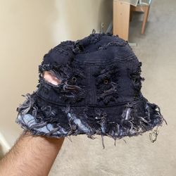Vintage Japanese Distressed Bucket Hat 