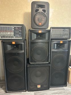 JBL PA system