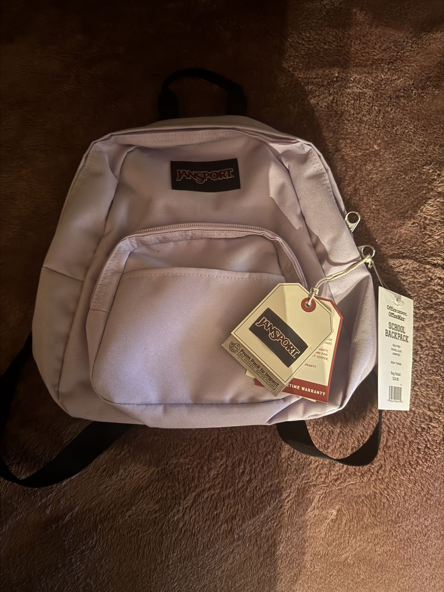 Half Pint Lilac Jansport Backpack