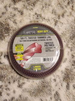 Master Mechanic Heavy Duty Twisted Trimmer Line (.155" x 109 Ft)