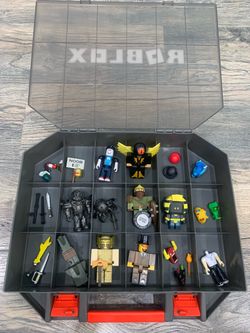 Roblox Lot of Figures,  Accessories & Case (ONE Code Included)