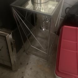 Mirror Side Table 
