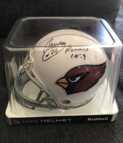 Arizona Cardinal Autograph Helmet $50