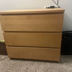 Two Ikea Dressers One Tall One Short 