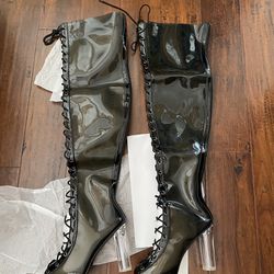 Thigh High Lace-up Boots