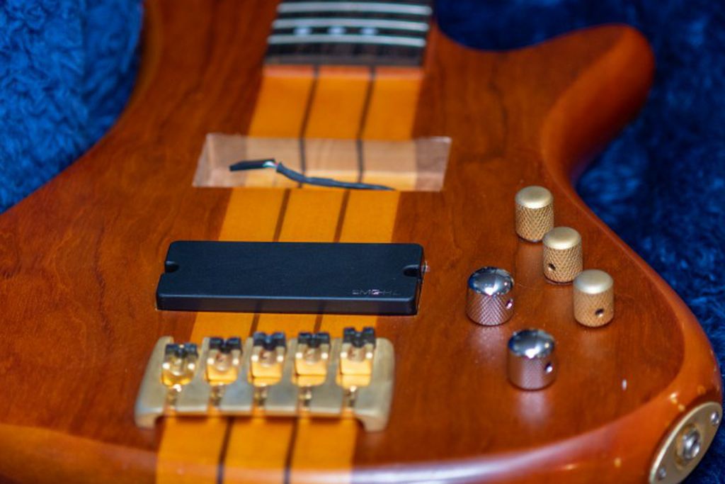 Schecter Stiletto Studio 5 String Bass Guitar Needs Repairs