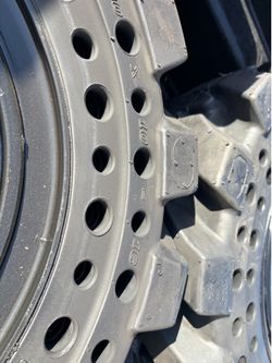 4 solid tires 10-16.5 $2100