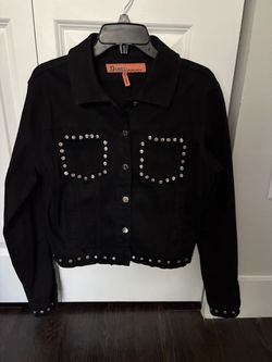 Black studded jacket