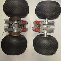 Big Skateboard tires with strong brake (part of project)