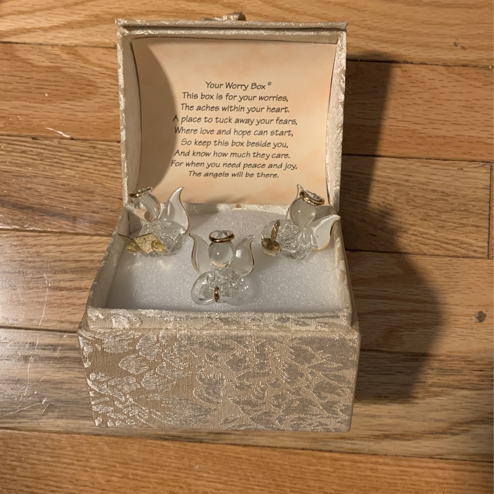 3 Beautiful glass Angels