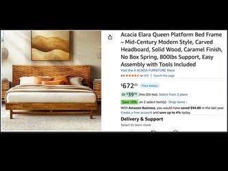 Acacia Queen bed frame