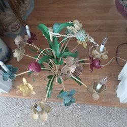 Vintage Metal Flowers Chandler Really Big 