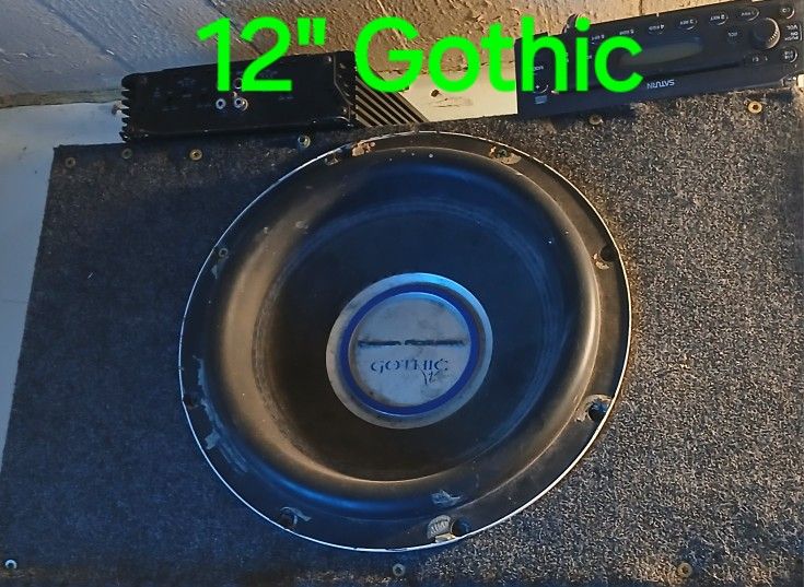 Dual 10", Powerbass 12", Gothic 12"
