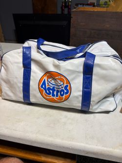 Vintage 1974 Houston Astros / Gulf Oil Duffel Bag - Excellent Condition