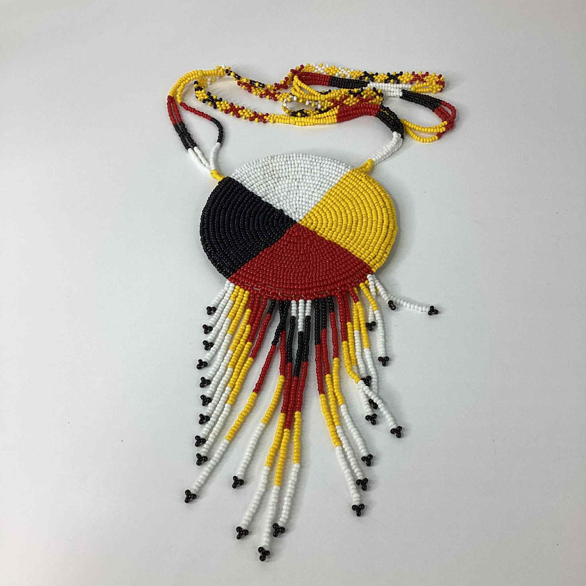 Native American Hand Beaded Necklace