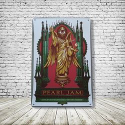 Pearl Jam Vintage Style Antique Collectible Tin Metal Sign Wall Decor