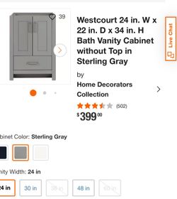 24’’ Bath Vanity 