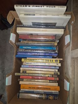Many Railroad / Train books  ( $5 each ) from panorama city