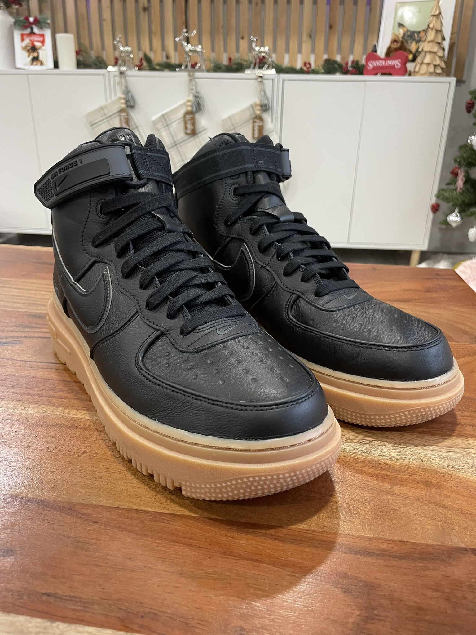 Nike AF1 Goretex GTX Black Leather Boot