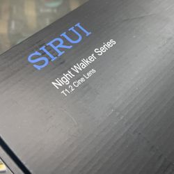 Sirui Night Walker T1.2 S35 Cine 3-Lens Set (E-Mount, Black)