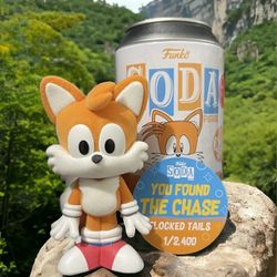 Funko Soda Chase Flocked Tails GameStop Exclusive LE 2,400