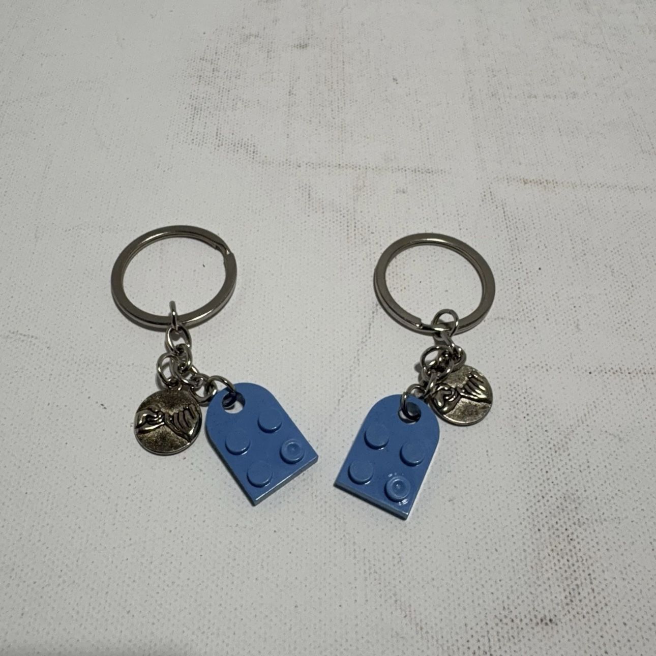 Interlocking Heart Keychain For Couples Gift 2-8