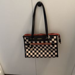 Spartina Purse Black And White White