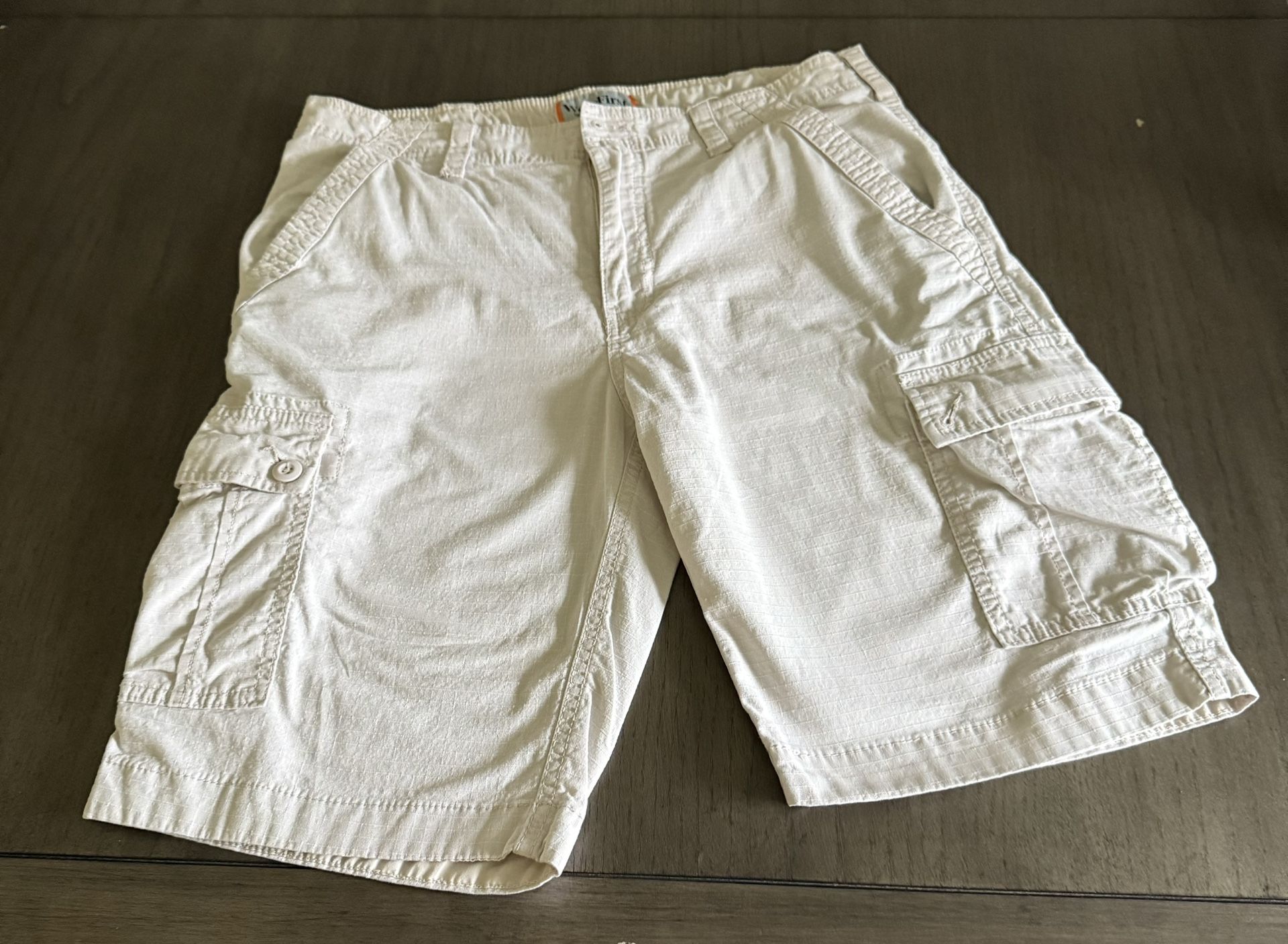 Cream Cargo Pants 