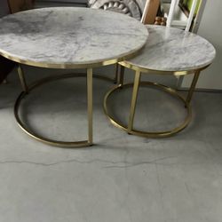 For Sale Round Marble Coffee Table 