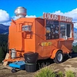 One Axel Food Trailer For Sale 7x11 W/ Hot Water And Tank