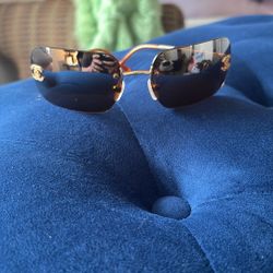 Authentic Chanel RIMLESS SUNGLASSES 