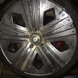 4 Chrome Rims With Good Tires 