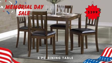 5 PC  DINING TABLE  SET