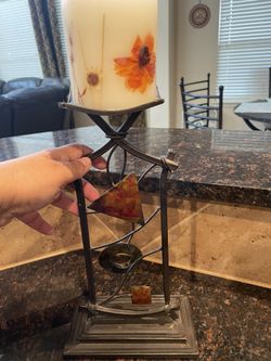 Candle Holder With Candle