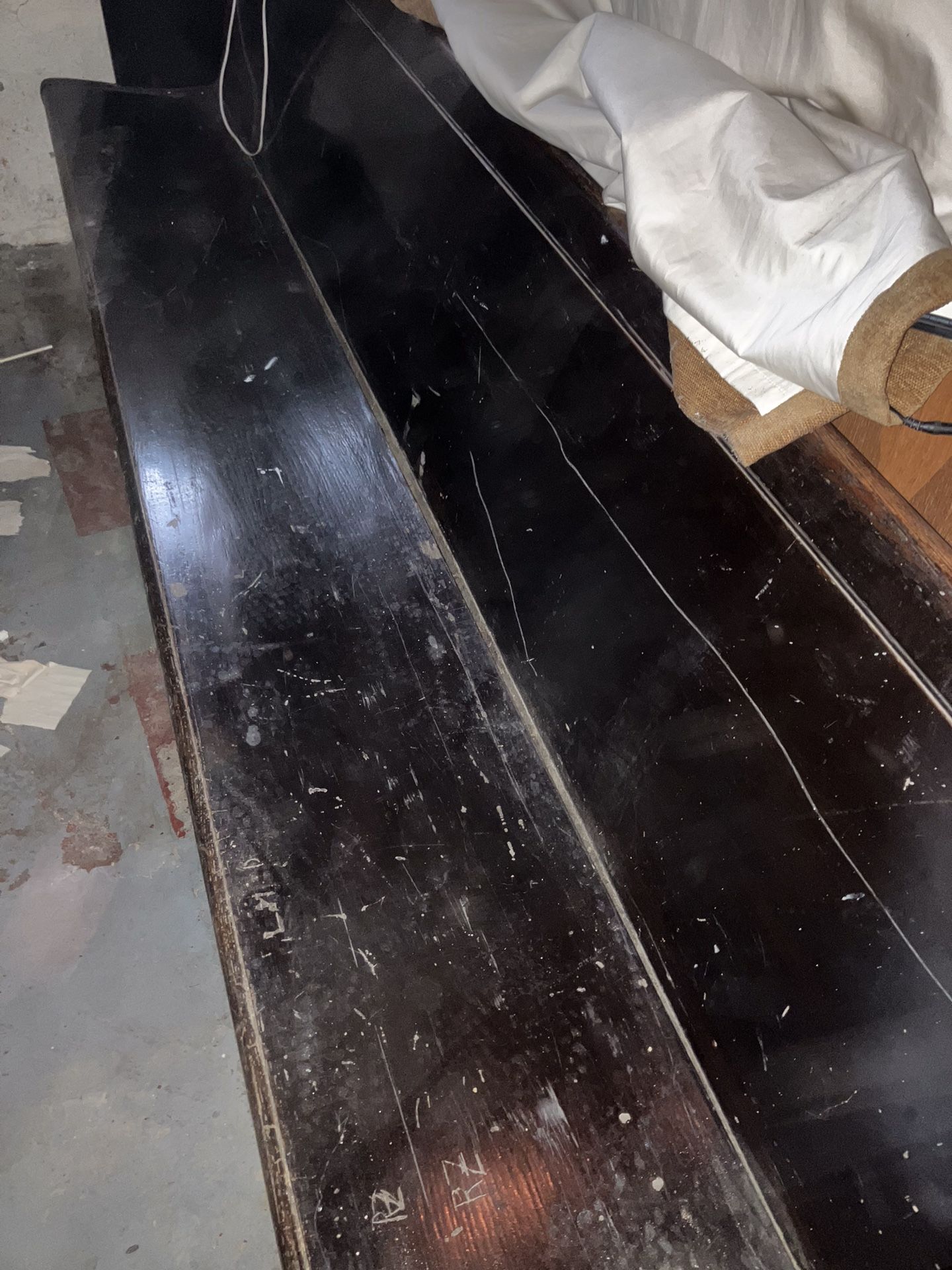 Pair Of Very Old Church Pews