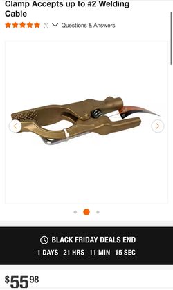 Rigid Brass HD Grounding Clamp NEW