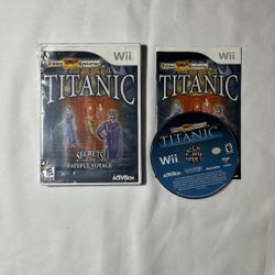 Nintendo Wii Titanic Secrets Of The Fateful Voyage