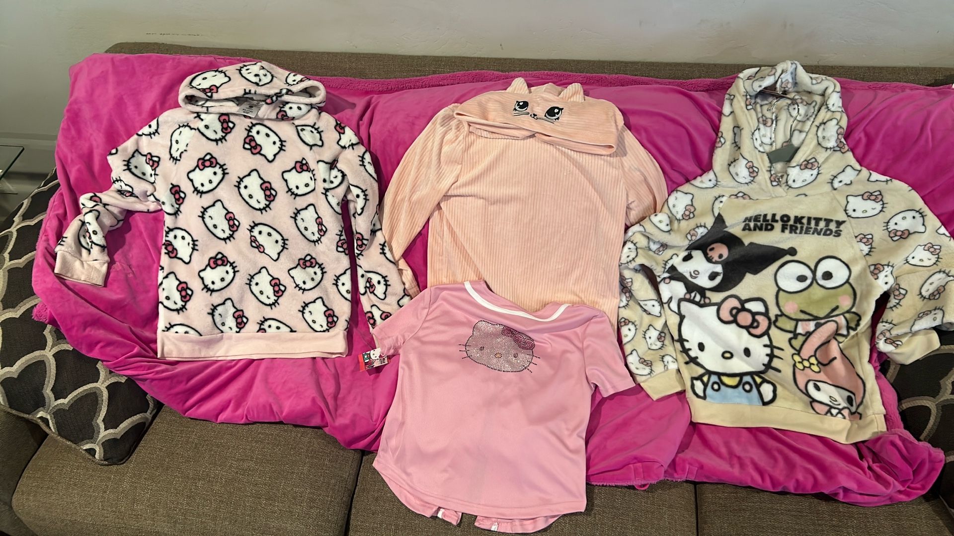 Hello Kitty Sweat Shirts And Jersey Are $10each