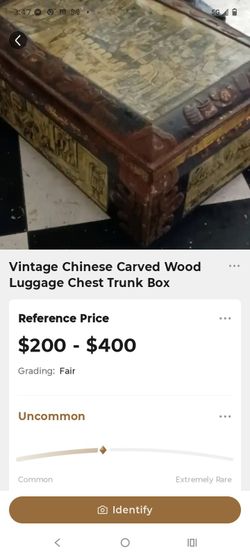 Box antique hand painted tin it's amazing kaka offer