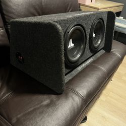 2x 10” JL Audio Car Subwoofers (w downfacing option) + Alpine MRV-M600 Amp