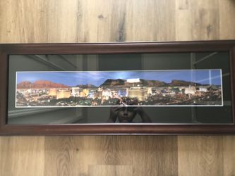 Las Vegas Landscape Picture Framed