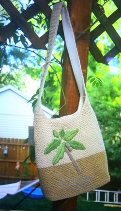 Liz Claiborne Villager Bag Palm Tree