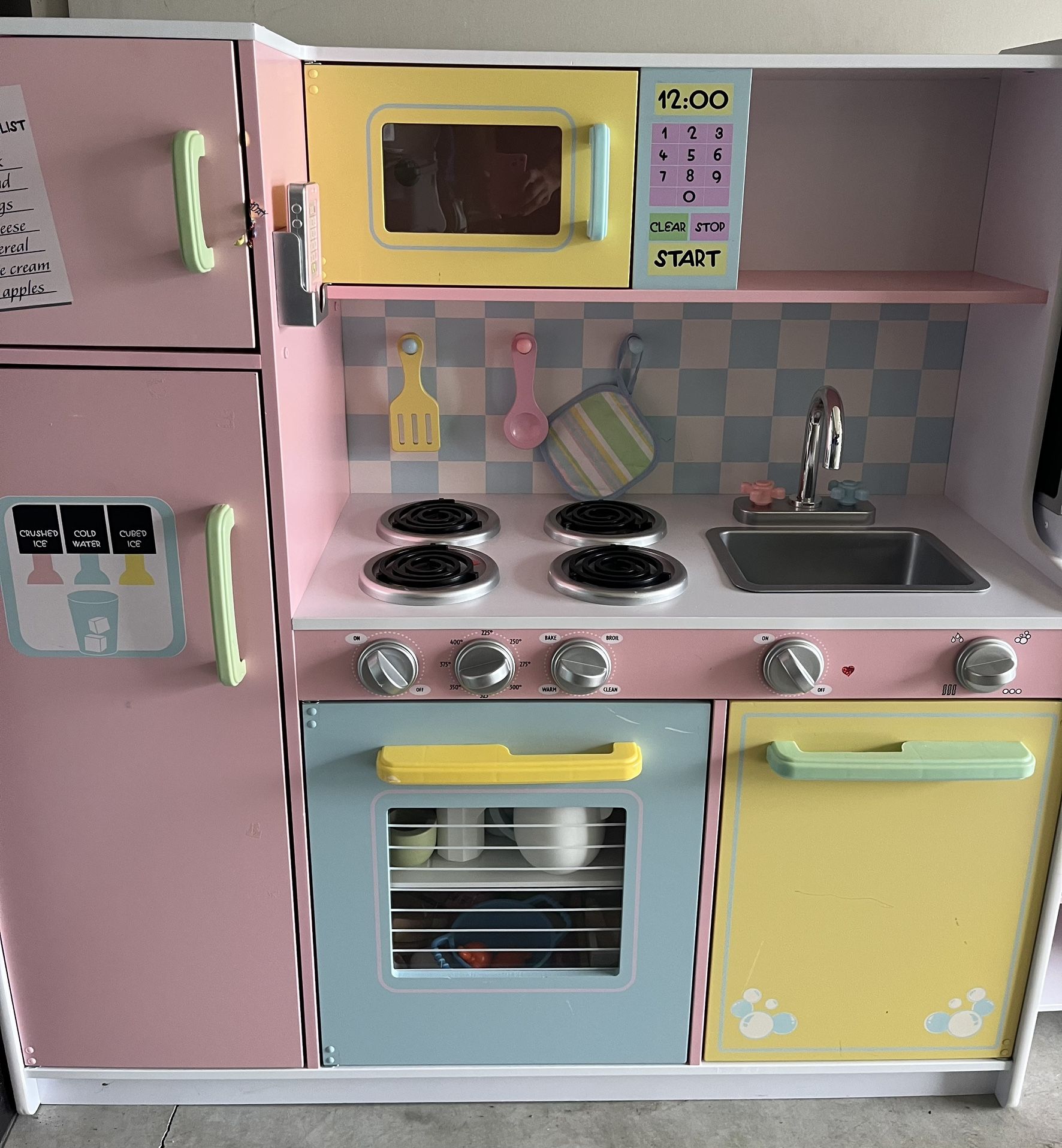 Play Kitchen/play Washer And Dryer/play Cleaning Toys